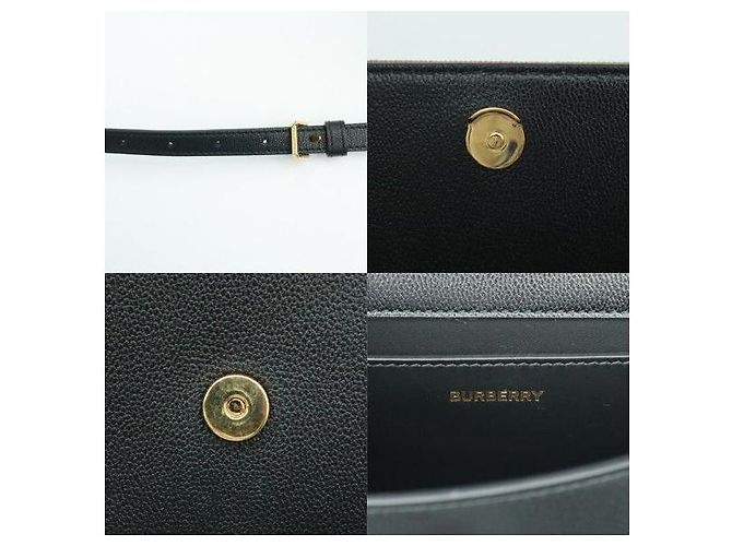 Burberry Borsa a tracolla con patta Madison Check - vista 7