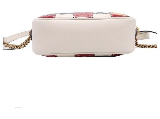 Gucci Mini borsa a tracolla Matelassé Chevron con stampa Trompe L'Oeil - vista 5