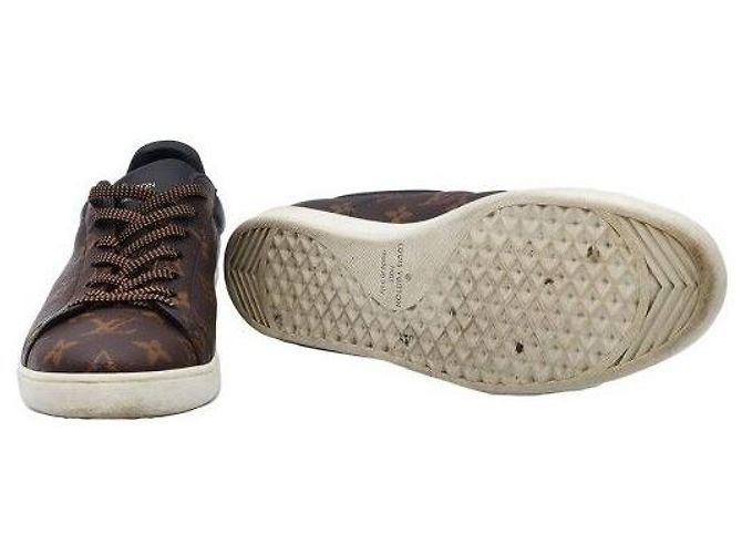 Louis Vuitton Sneakers Luxembourg in canvas Monogram - vista 5