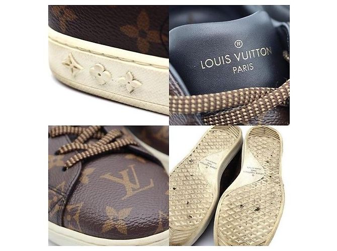 Louis Vuitton Sneakers Luxembourg in canvas Monogram - vista 8