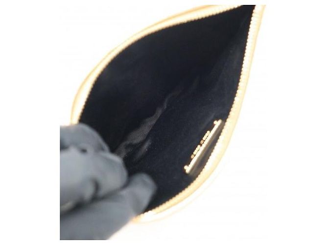 Miu Miu Clutch Matelassé Platino Gold Chain - vista 9