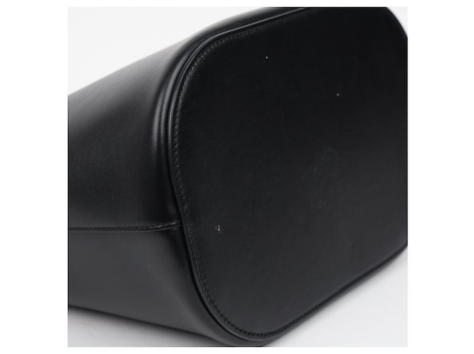 Céline Borsa Bucket Medium in vitello liscio Nero - vista 8