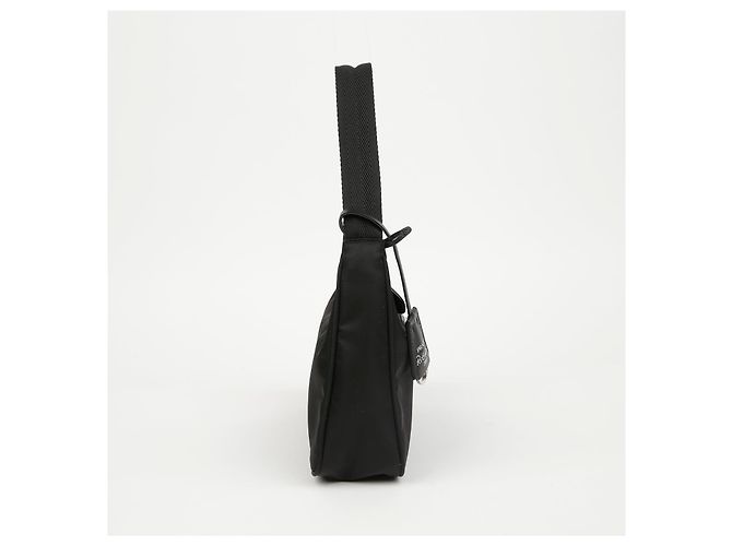 Prada Borsa Hobo Mini Re-Edition da donna Nero - vista 5