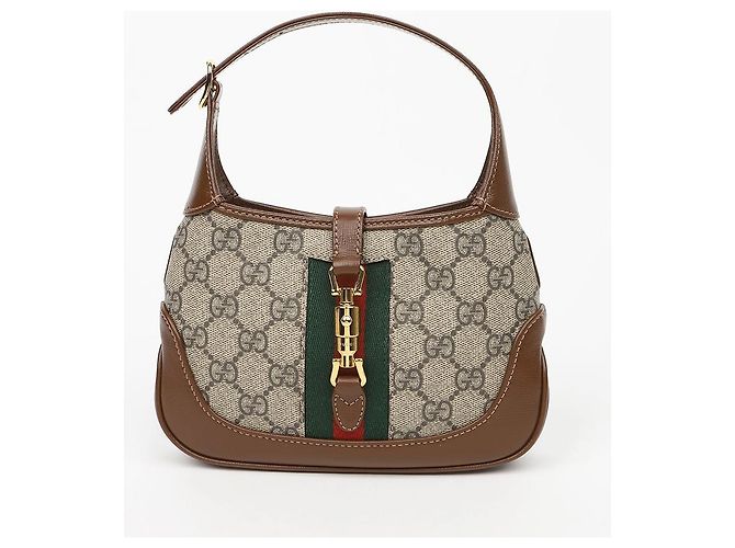 Gucci Borsa Jackie Mini Hobo Beige - vista 2