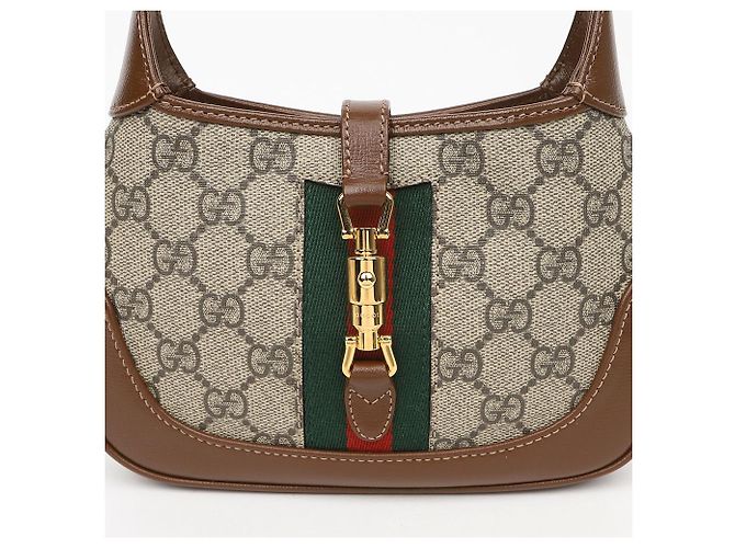 Gucci Borsa Jackie Mini Hobo Beige - vista 3
