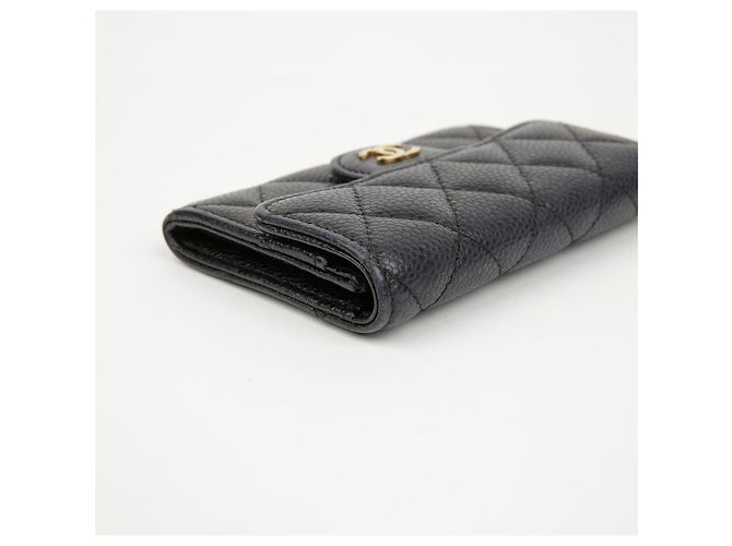 Chanel Tarjetero Classic de piel de becerro Gold - vista 10