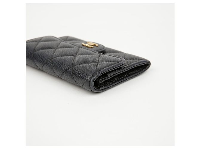 Chanel Tarjetero Classic de piel de becerro Gold - vista 11