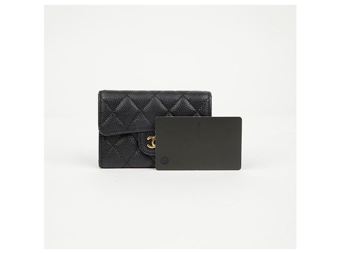 Chanel Tarjetero Classic de piel de becerro Gold - vista 15