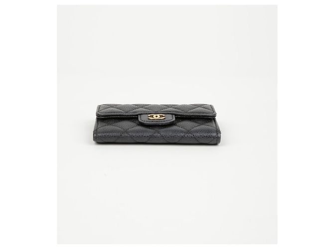 Chanel Tarjetero Classic de piel de becerro Gold - vista 6