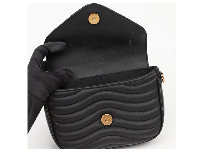 Louis Vuitton Borsa a tracolla New Wave Multi Pochette Black - vista 7