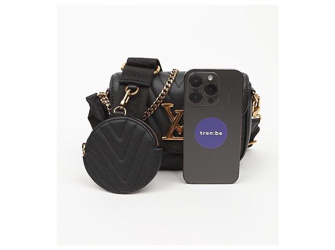 Louis Vuitton Borsa a tracolla New Wave Multi Pochette Black - vista 9