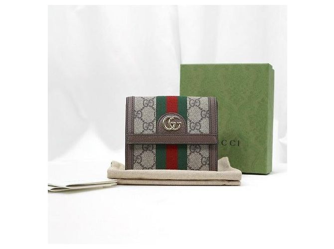 Gucci Cartera con solapa Ophidia GG Supreme Canvas - vista 2
