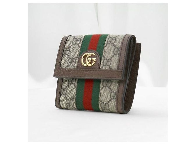 Gucci Cartera con solapa Ophidia GG Supreme Canvas - vista 3