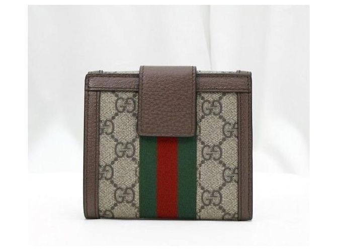 Gucci Cartera con solapa Ophidia GG Supreme Canvas - vista 4