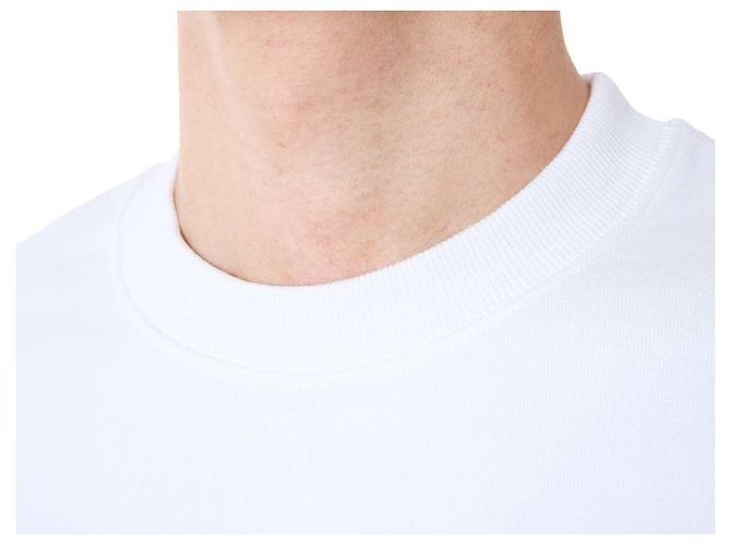 Off White Fleece-Sweatshirt mit Pinselmalerei - Ansicht 17