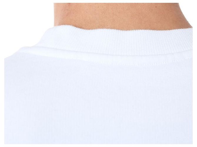 Off White Fleece-Sweatshirt mit Pinselmalerei - Ansicht 22