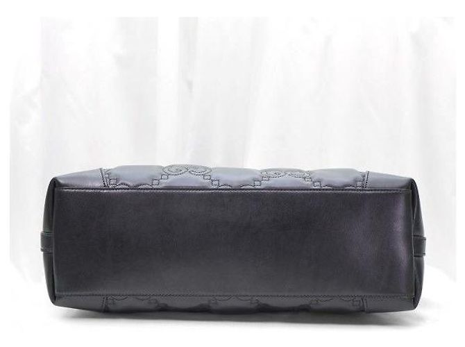 Gucci Borsa Shopper Medium GG Matelassé Nera - vista 6