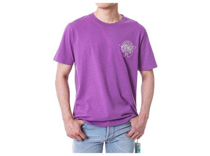 Off White T-Shirt mit kurzen Ärmeln und Handpfeil-Print - Ansicht 5
