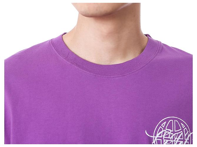 Off White T-Shirt mit kurzen Ärmeln und Handpfeil-Print - Ansicht 6