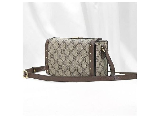 Gucci Mini borsa a tracolla in tela GG Supreme - vista 3