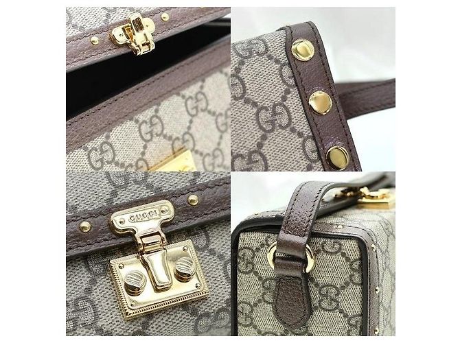 Gucci Mini borsa a tracolla in tela GG Supreme - vista 8