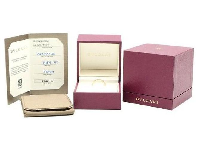 Bulgari Anello New BB in oro rosa e diamanti - vista 2