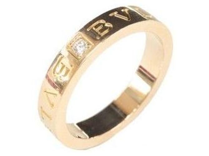 Bulgari Anello New BB in oro rosa e diamanti - vista 4