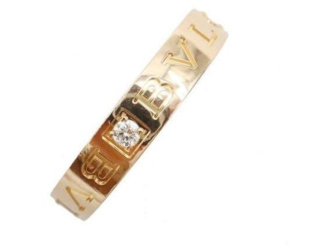 Bulgari Anello New BB in oro rosa e diamanti - vista 7