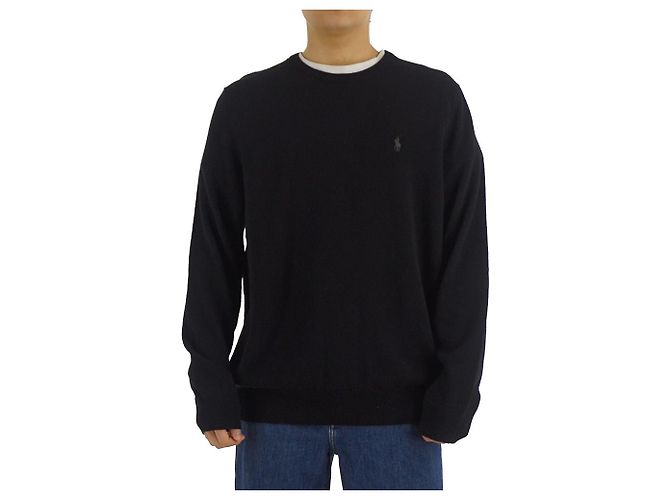 Ralph Lauren Wollstrickpullover für Herren Schwarz - Ansicht 11