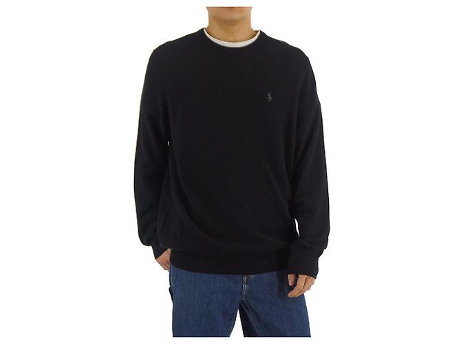 Ralph Lauren Wollstrickpullover für Herren Schwarz - Ansicht 16