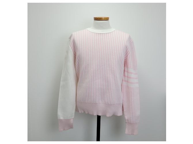 Thom Browne Jersey de punto Sprite Pink - vista 5