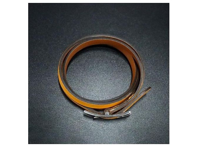 Hermès Bracciale HAPI DUBBLE TOUR in pelle con logo argento da donna - vista 4