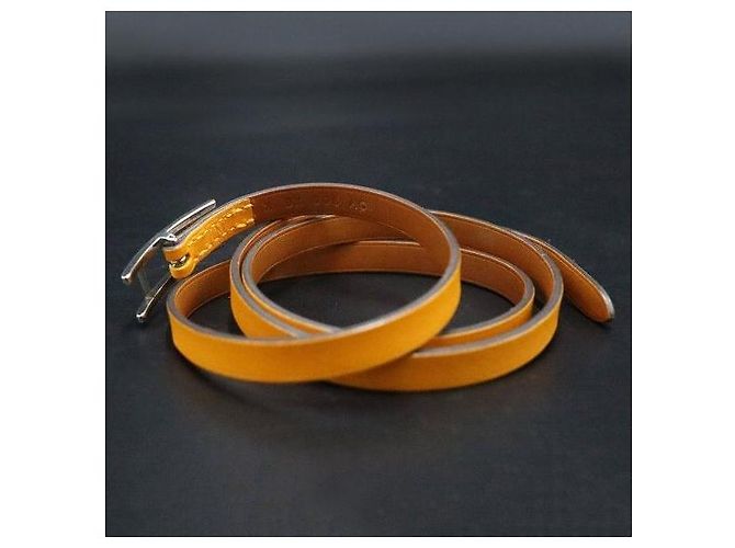 Hermès Bracciale HAPI DUBBLE TOUR in pelle con logo argento da donna - vista 5