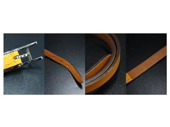 Hermès Bracciale HAPI DUBBLE TOUR in pelle con logo argento da donna - vista 8