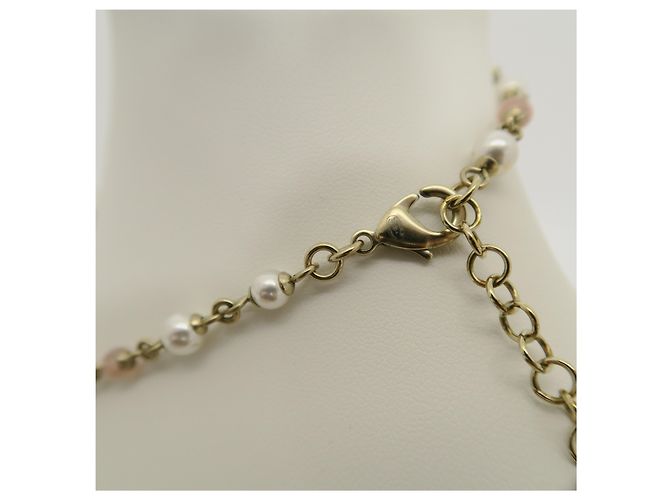 Chanel Collana Cuore con Catena di Perle - vista 6