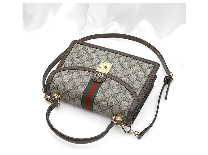Gucci Ophidia Small Top Handle GG Supreme Canvas WEB - vista 5