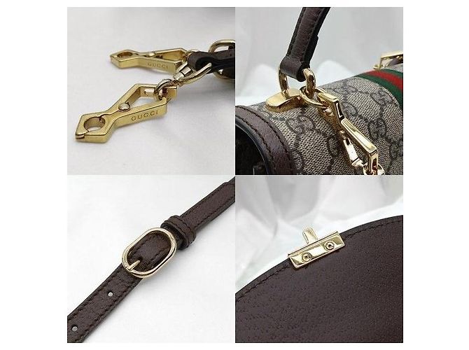 Gucci Ophidia Small Top Handle GG Supreme Canvas WEB - vista 8