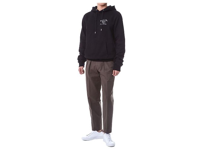 Dior Kapuzenpullover aus Bio-Baumwoll-Fleece mit besticktem Logo - Ansicht 2