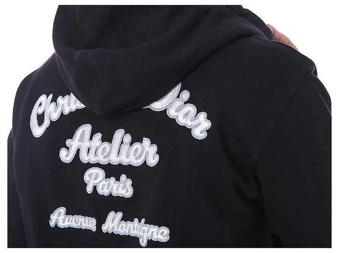 Dior Kapuzenpullover aus Bio-Baumwoll-Fleece mit besticktem Logo - Ansicht 21