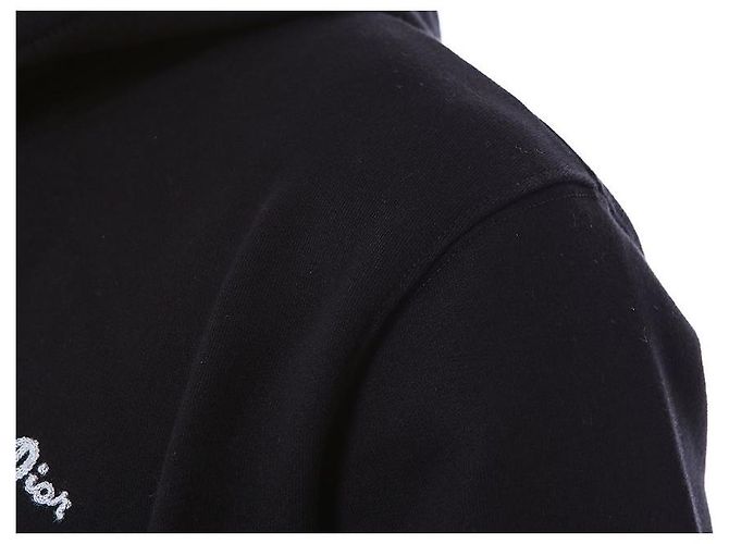 Dior Kapuzenpullover aus Bio-Baumwoll-Fleece mit besticktem Logo - Ansicht 24
