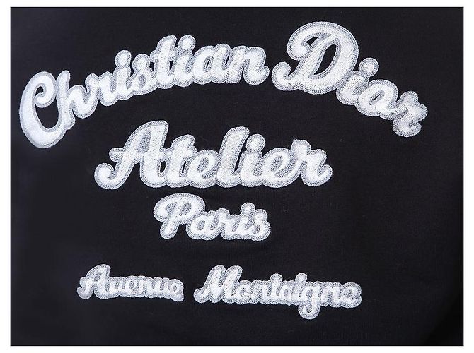 Dior Kapuzenpullover aus Bio-Baumwoll-Fleece mit besticktem Logo - Ansicht 29