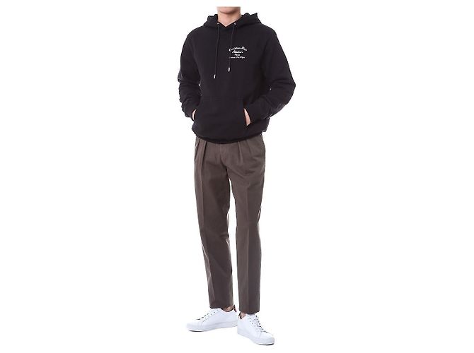 Dior Kapuzenpullover aus Bio-Baumwoll-Fleece mit besticktem Logo - Ansicht 9