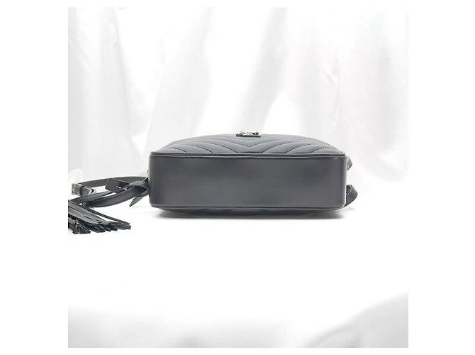 Autre Marque Borsa a tracolla Lou Camera in pelle trapuntata con monogramma argento - vista 6