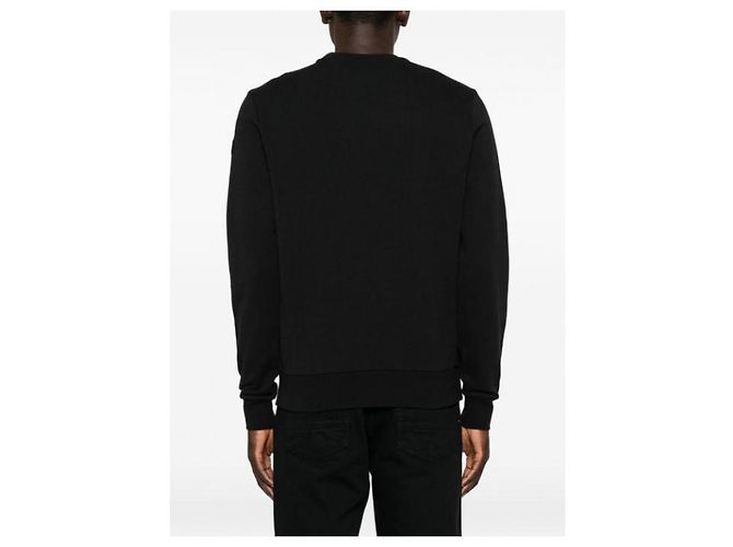 Moncler Baumwoll-Sweatshirt Schwarz - Ansicht 6