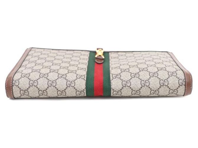 Gucci Clutch Web Jackie in GG Supreme Canvas - vista 6