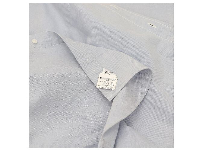 Camicia Oxford Thom Browne Blu in Cotone - vista 8