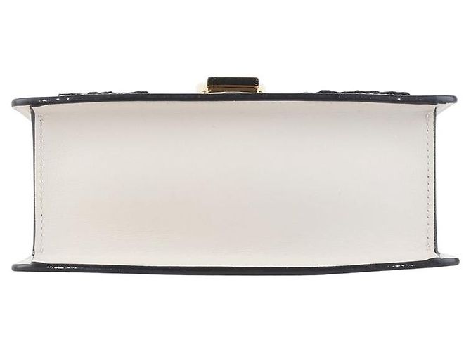 Gucci Mini borsa a tracolla con ricami floreali - vista 6
