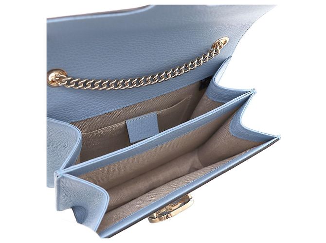 Gucci Borsa a tracolla e crossbody Interlocking Small Gold Chain - vista 7