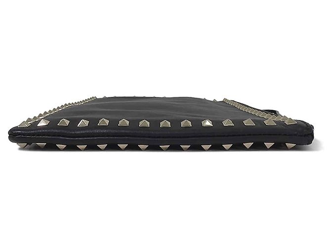 Valentino Pouch Rockstud in pelle nera - vista 6