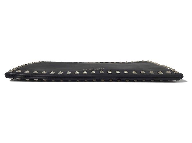 Valentino Pouch Rockstud in pelle nera - vista 8